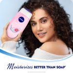 NIVEA Waterlily & Oil 250ml Body Wash| Shower Gel with Care Oil Pearls| Refreshing Scent of Waterlily Flower|Clean, Healthy & Moisturized Skin - Image 2