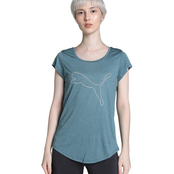 Puma Women's Polyester Regular Fit T-Shirt