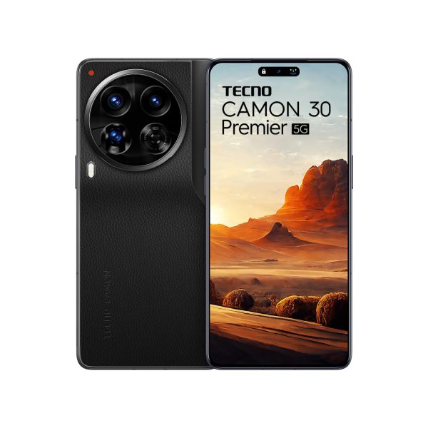 Tecno CAMON 30 Premier 5G (Lava Black, 12GB+512GB) | 50 MP Camera | 6.77" LTPO AMOLED Display | MediaTek Dimensity 8200 | 5000mAh Battary + 70W Charger| PolarAce Image Processor