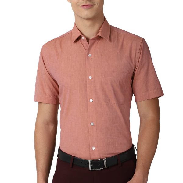 Peter England Men's Cotton Regular Fit Shirt