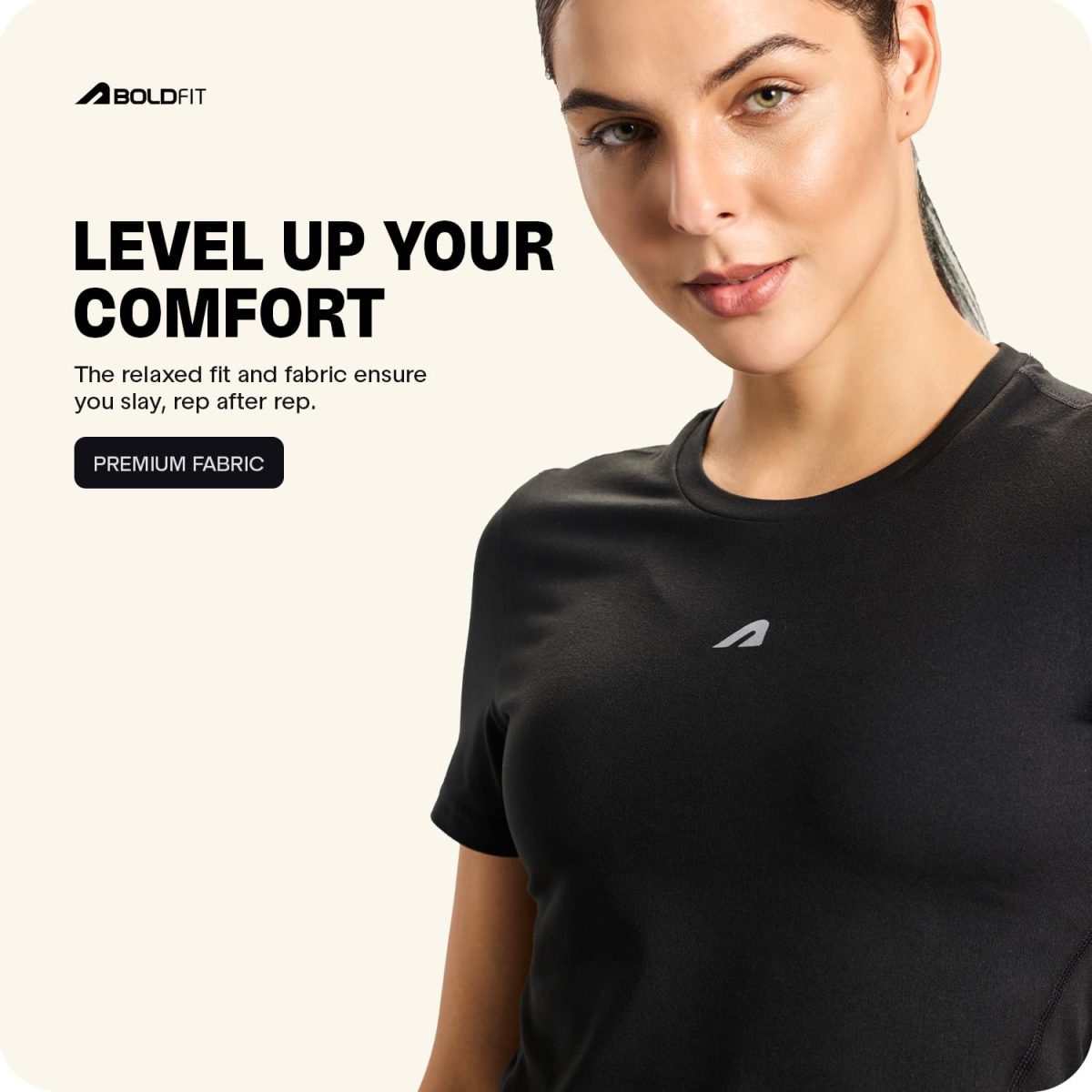 Boldfit Crop Top for Woman,Stylish Gym T Shirt with Breathable Fabric,Trendy, Stretchable, Comfortable Relaxed Fit Activewear for Workout, Casual Wear & Everyday Crop Tshirt for Women - Image 5