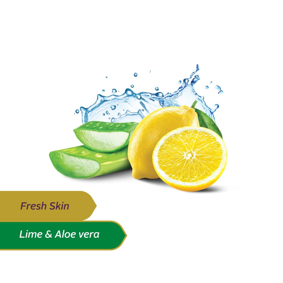Santoor Fresh Skin Aloe Vera & Lime Bathing Soap with Nourishing & Anti-Aging Properties| For Smooth & Soft and Younger-Looking Skin| For All Skin Types| 125g, Pack of 4 - Image 4