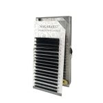 NAGARAKU Eyelash Extensions Individual Lashes 0.07mm D curl 7-15mm Mix Tray Classic Matte Black Soft Natural Faux Mink 16 rows