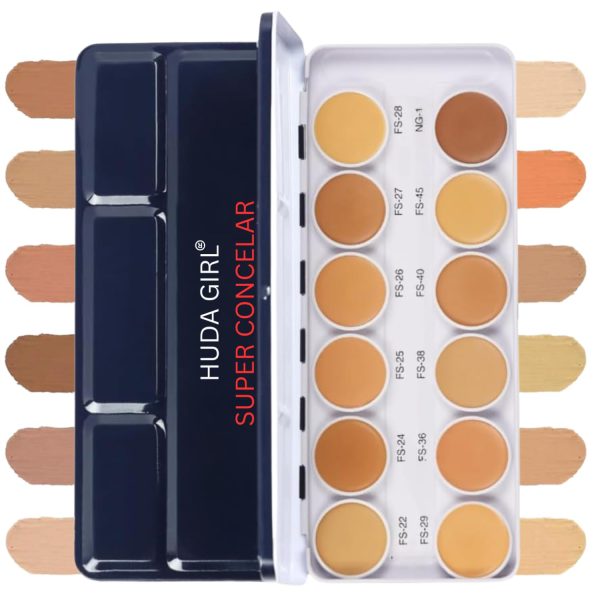 HUDA GIRL 2in1 Supracolor Foundation & Concealer for Women - Neutralizes Redness, Hide Dark Spots, Minimizes Pores, Ideal for Oily & Dry Skin Face Makeup - Waterproof, Long Lasting, full coverage Foundation