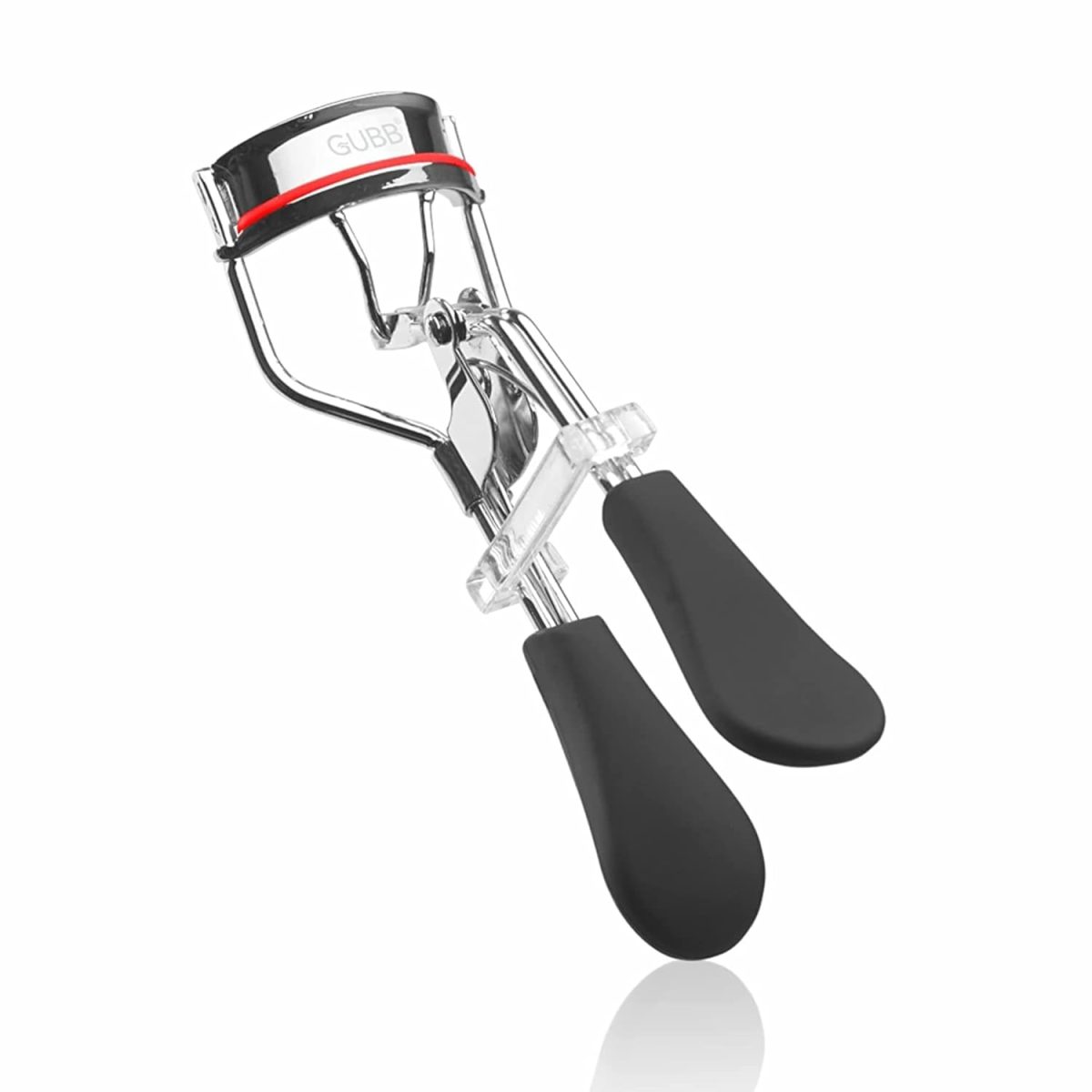 GUBB Eyelash Curler For Women - Suitable for all eye shapes | offers perfect curls | comfortable to hold | elegant design | An Eye Makeup Tool Comes with silicon base - Black, Pack Of 2 - Image 2