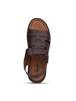 Bata Men's Clay Sandal Brown 6 Kids - Image 5