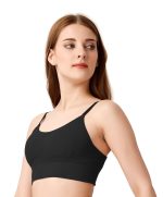 Broadbeno Women Sports Bra Fitness Yoga t Shirt Comfy Bra Seamless Bra for Women Yoga/Sport/Fitness, Sassy Women Sport Bra,646 Bra in Free Size Pack of 3 - Image 2