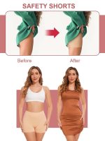 HSR Women's Cotton Ice silk safety pants Mid Waist seamless anti-slip non-curling Shorties/Underskirt Shorts (One size Fit to 30-38 inch) - Image 6