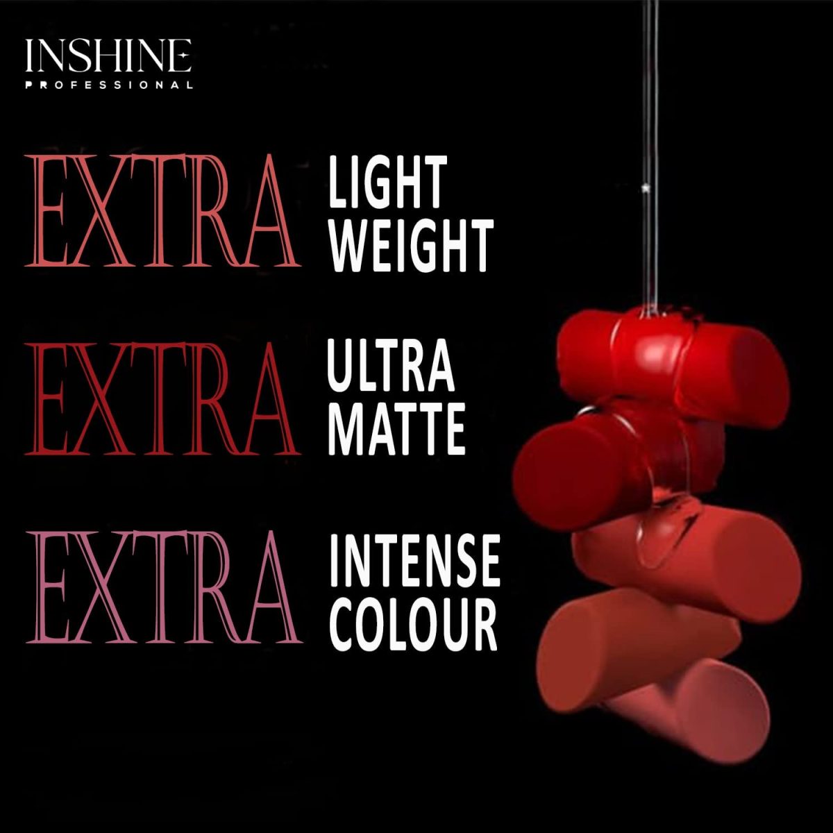 INSHINE ORIGINALS Absolute Matte No Transfer Lipstick,Intense Colour,Color Sensational Creamy Matte Lipstick,Lasts Up to 12 hours (FABULOUS FUCHSIA) - Image 5
