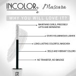 INCOLOR Light Weight Colorful Natural Mascara, Smudge Proof & Long Lasting Eye Makeup Tool For Personal & Professional, Milky White, 6ml - Image 3