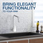 Kohler Beam Wall-Mount Sink Tap for Kitchen - Single Lever Cold-Only Kitchen Faucet - Brass, Silver Colour- Kitchen Water Tap with Swivel Spout - Easy Function, Versatile Design 25418IN-4-CP - Image 2