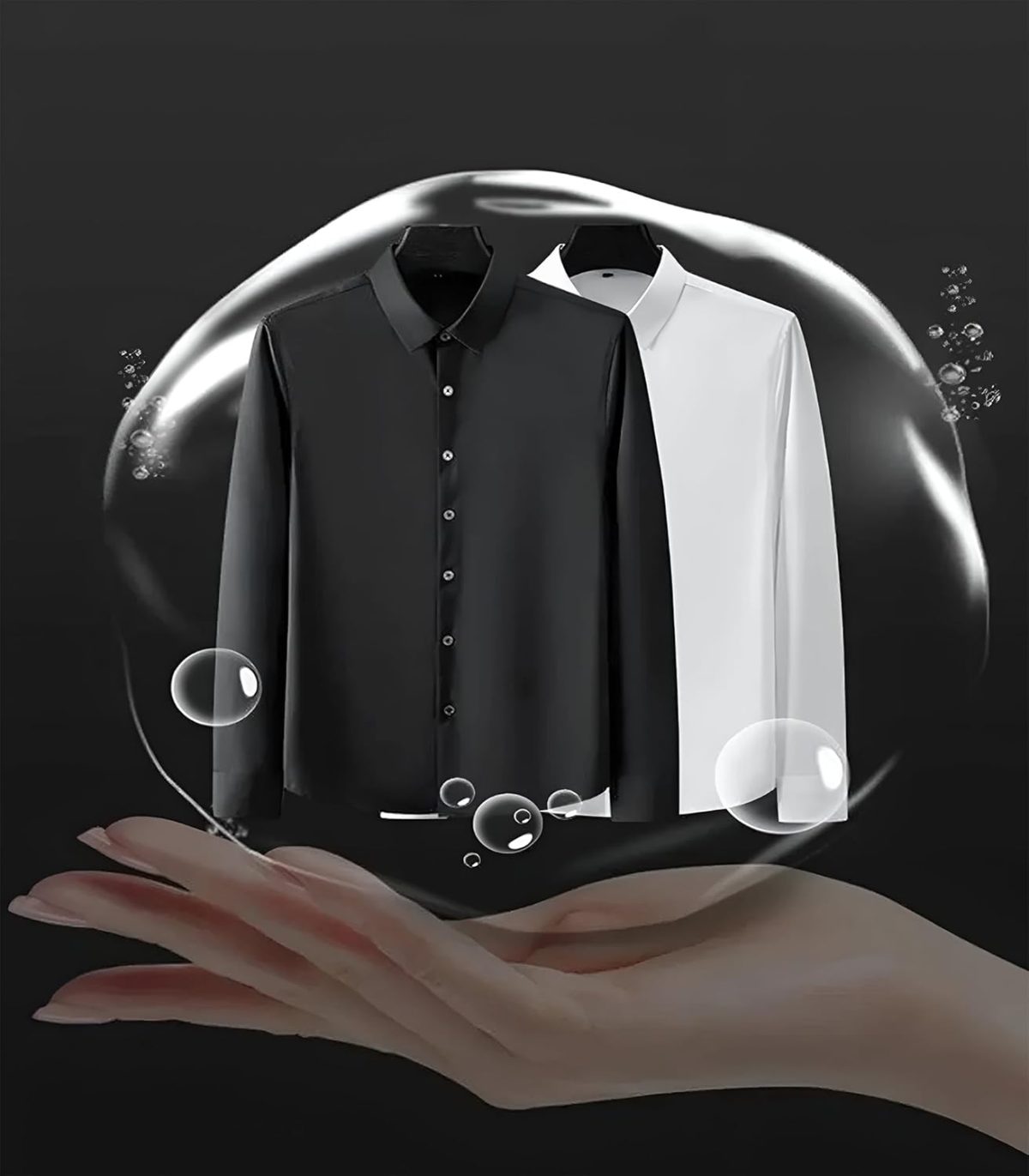 CVC Mens Satin Regular Fit Formal Shirt. - Image 6