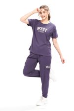 WEET Women's Printed Track Suit T-Shirt Trackpant Co-Ord Set 3415 - Image 6