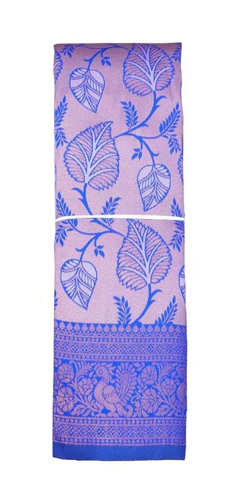 SREE KUMARAN Women's Kanchipuram Kubera Silk Pure Pattu Sarees With Blouse (VSK138-2)