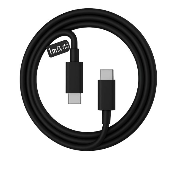 Samsung 45W Original Type C to C 1M Fast Charging USB C Cable High-Speed & Data Transfer Compatible with Samsung S25/S25+/S24/S24+/S23/S23+/S22/5G/Ultra/Plus/Fe/Edge/S- Type-C Cord, Black