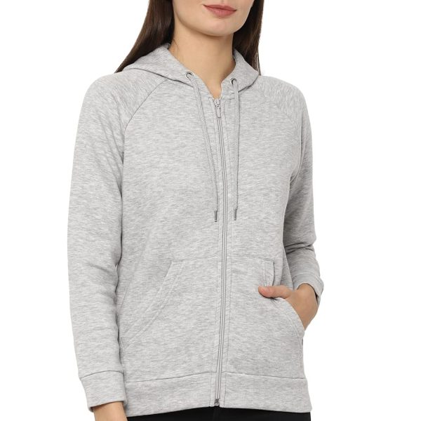 Allen Solly Women's Synthetic Hooded Neck Sweatshirt