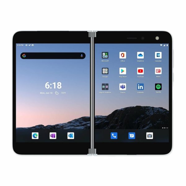 Microsoft Surface Duo 256GB - Glacier - Android 360° Fold Phone
