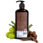Pureus Herbals Shreekesha Amla Reetha Shikakai Sulphate & Parabene Free Shampoo for Thick & Strong Hair, Damage Control, Hair Growth & Hair Fall | Herbal Hair Cleanser & Pure Natural Ingredients for Women & Men (400 ml) - Image 2