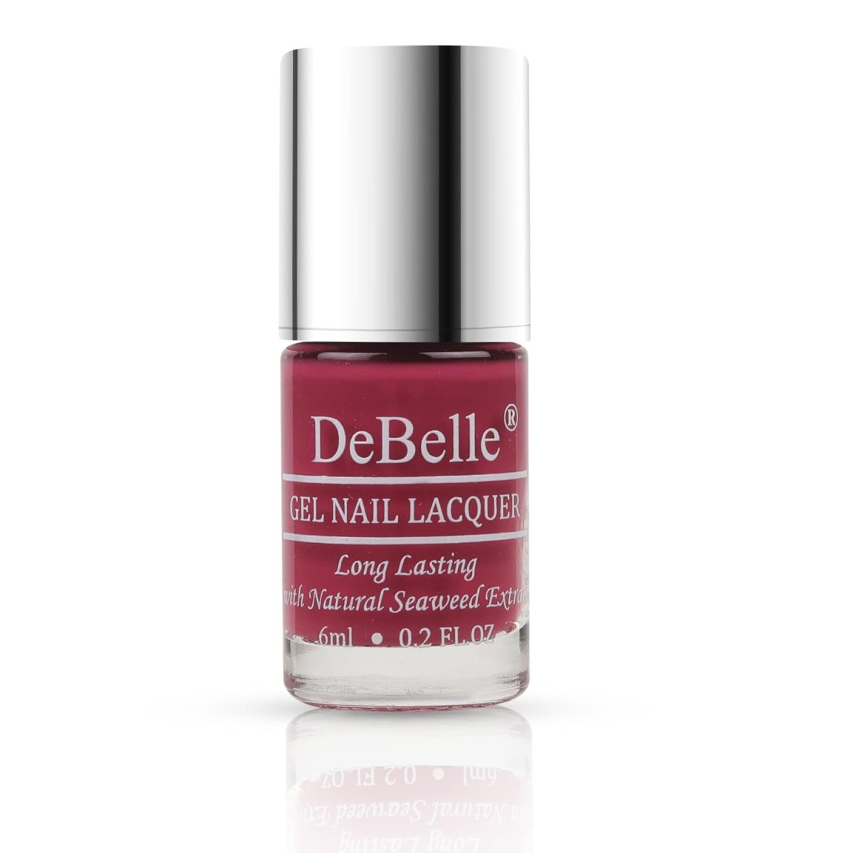 DeBelle Gel Nail Polish Magnetic Maya (Majenta Pink Nail Paint), 6ml | Non UV - Gel Finish | Seaweed Enriched Formula | Long Lasting Nail Paint | Cruelty & Toxic | Creme. - Image 3