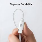 ZEBRONICS Type C to Type C Strong Braided Cable, 60W PD Fast Charging, for iPhone 16 Series, 15 Series, iPad, MacBook, Samsung, Other Android Devices, Data Sync, 1 Meter (ZEB-TT60+) - Image 6