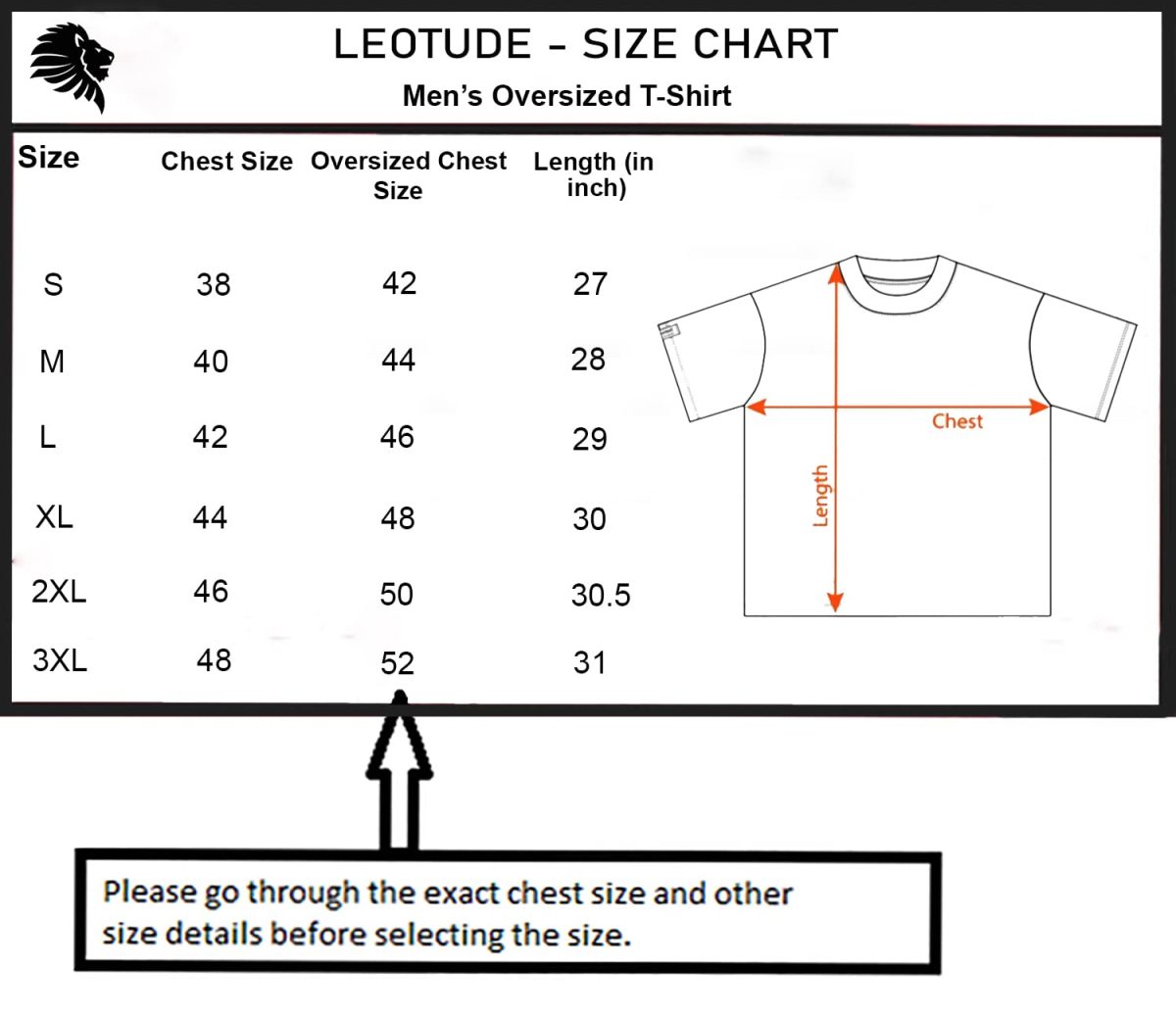 LEOTUDE Men's Cotton Oversized Fit T-Shirt - Image 5