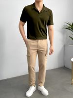 madfrog Men Polo Neck Mario Polyester Blend Half Sleeve Solid Casual T-Shirt | Polo T-Shirt for Men - Image 4