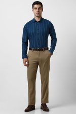 Van Heusen Men's Striped Slim Fit Shirt - Image 5