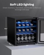 Danby USA 55 L Inverter Toughened Glass Door Mini Fridge with LED Interior Light & Touch Control for Indian Home, Office or Bar with 1 Year Warranty (Black) - Image 6