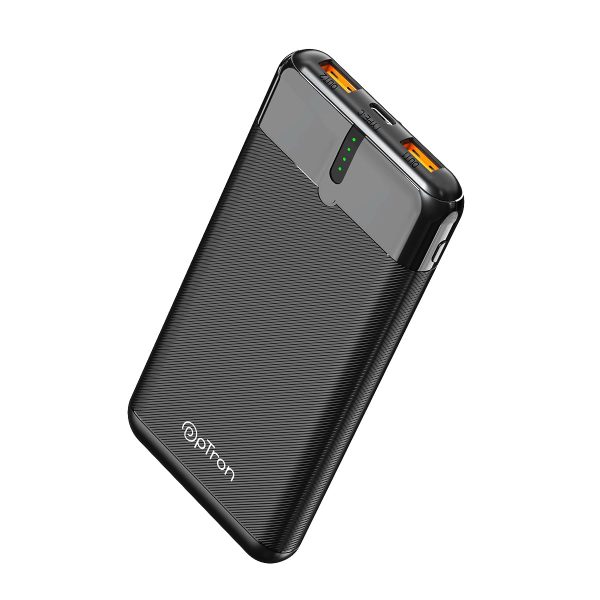 pTron Newly Launched Dynamo Nergy 10000mAh 22.5W Fast Charging Power Bank, Supports VOOC/Wrap/Dash USB Charging, 20W PD Fast Charging, 3 Outputs, 1 Input & Multiple Layers of Protection (Black)