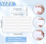 Qenixo Clear Door Bumper Strip – Self Adhesive Transparent Wall Protector for Door Handle, Rubber Cushion Pad for Home, Kitchen, Furniture, Cabinets, Anti-Collision Safety Sticker (Pack of 10) - Image 4
