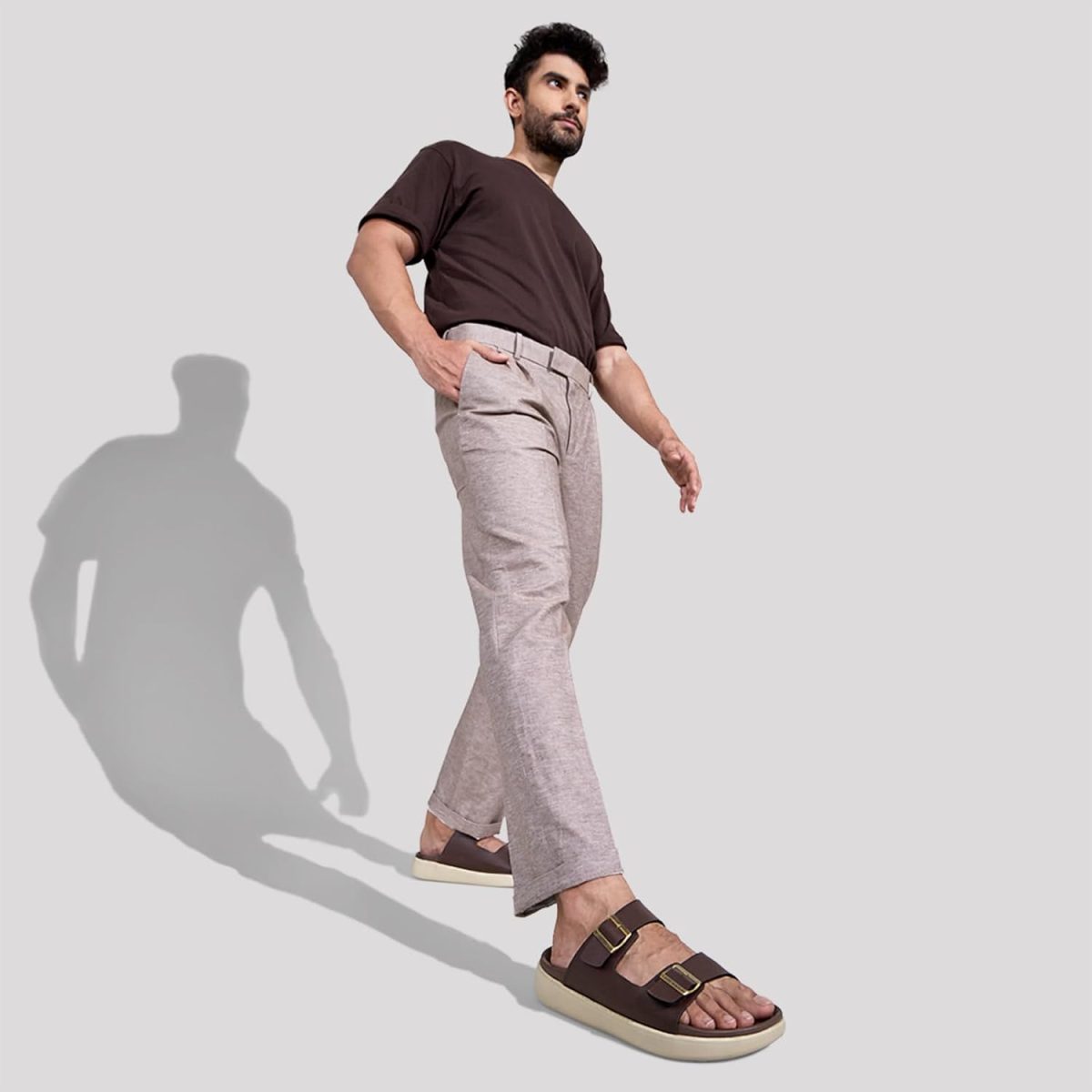Neeman's PureWhoosh Flow Sandals for Men | Double-Buckle Comfort | Lightweight, Flexible & Stylish Everyday Wear - Image 4