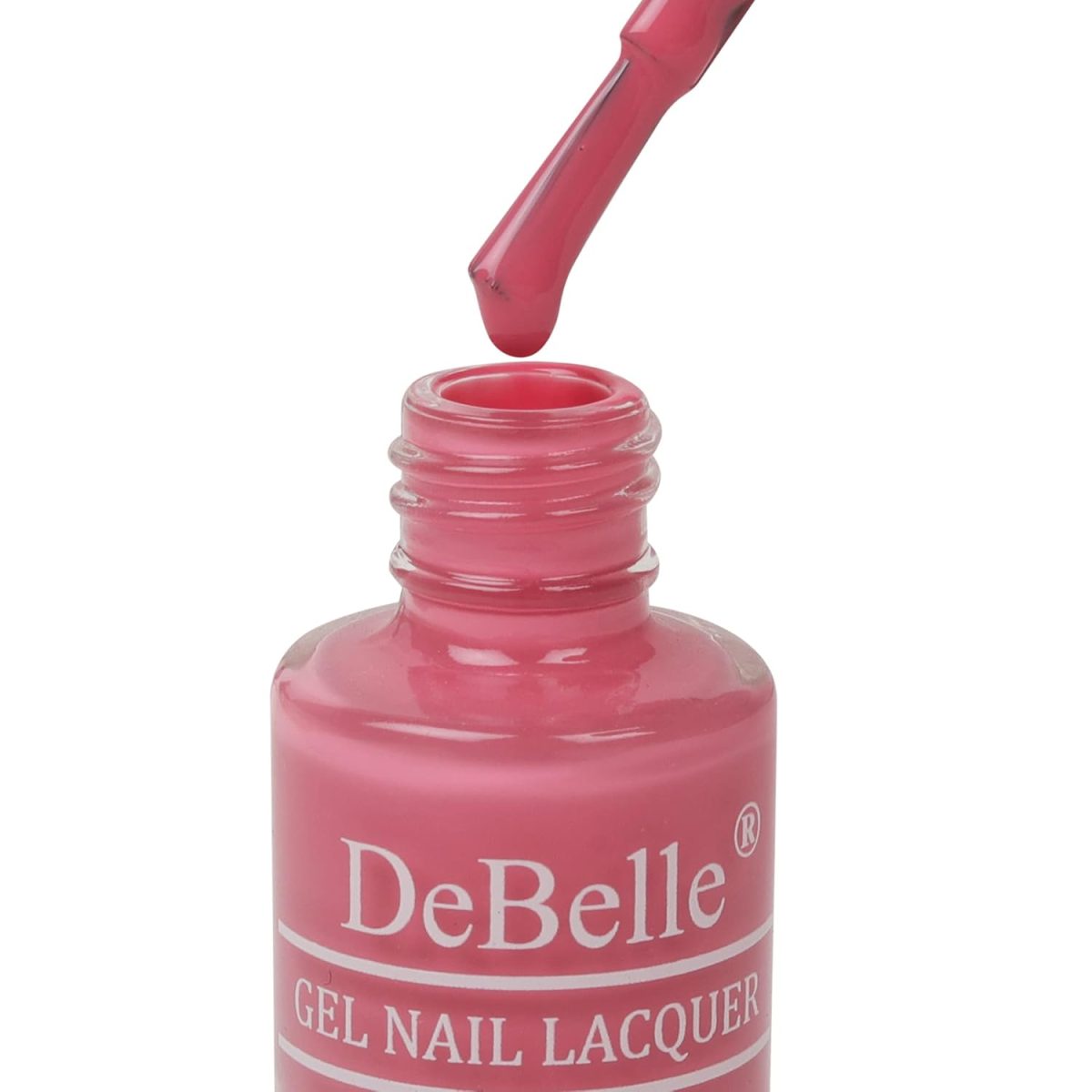 DeBelle Gel Nail Polish Lacquer Plush Paula (Suede Pink Mauve), 6ml | Non UV - Gel Finish | Seaweed Enriched Formula | Long Lasting Nail Paint | Cruelty & Toxic | Crème - Image 3
