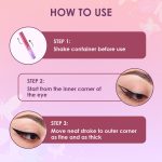 Glam21 Flutterfly Matte Eyeliner |Single Stroke application | Quick Dry | Matte Finish |Waterproof & Smudge-proof | Long Lasting | Lightweight | Hightly Pigmented |Black - 3ml - Image 8