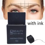 BOLUOYIN Pre-Inked Brow Mapping String for Microblading Eyebrow Marker Thread Tattoo PMU Microblading string Measuring Tool for Marking Symmetrical Eyebrows (Pre-Inked (2 Pack)) - Image 2