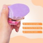 LOBE MIRACLE Foundation Brush for Liquid Makeup - Flawless Flat Top Kabuki Face Brush for Blending Liquid, Cream, Powder Foundation Momma Makeup Brush with Case - Image 5
