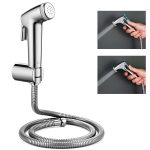 ALTON SHR20120 ABS Health Faucet with 1.25 Meter Hose Pipe and Wall Hook, Chrome Finish