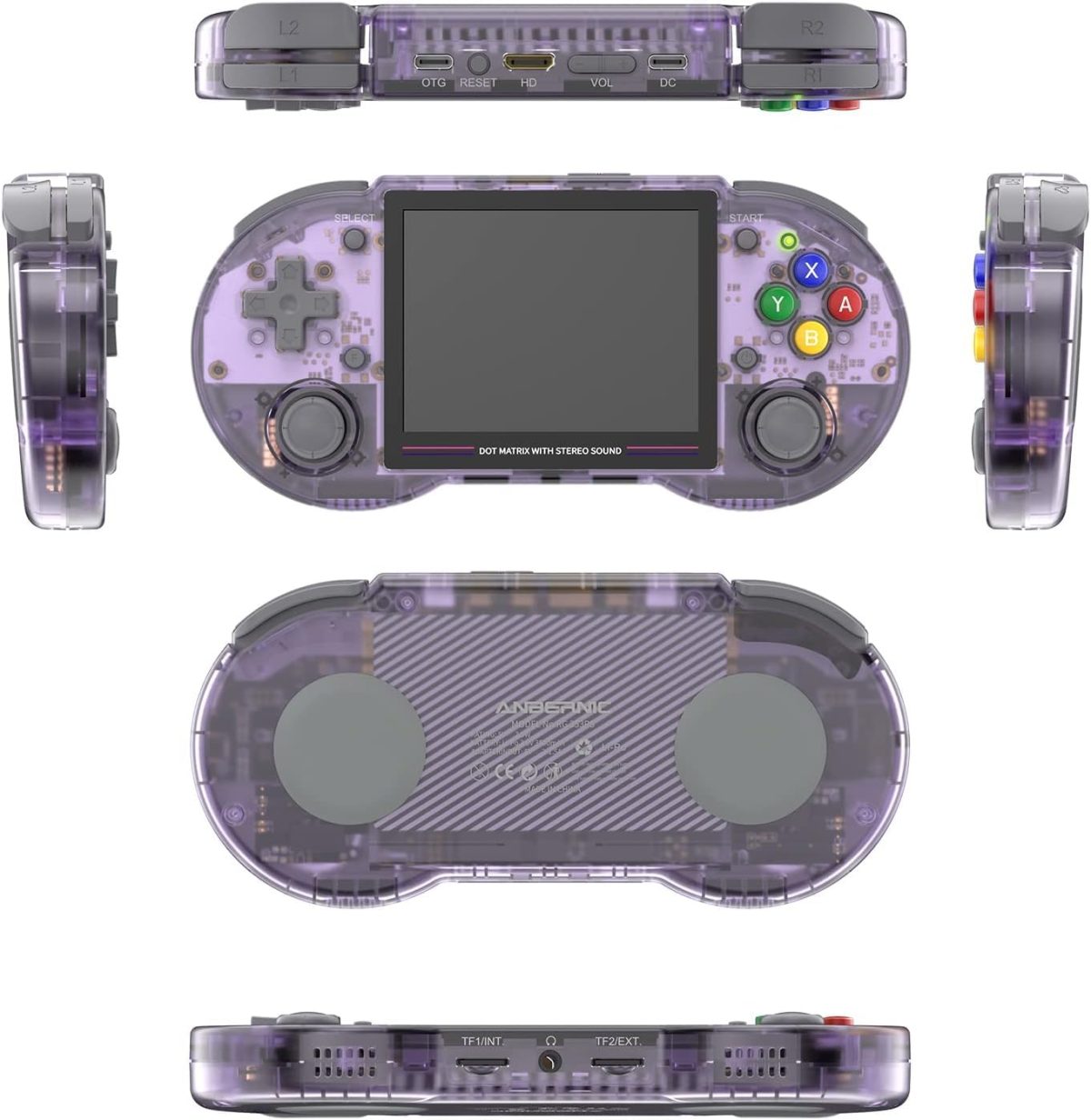 New World RG353PS Retro Handheld Game Console, Single Linux System,Plug & Play Video Games 3.5 Inch IPS Screen 128G TF Card +Support PSP Games - Image 6