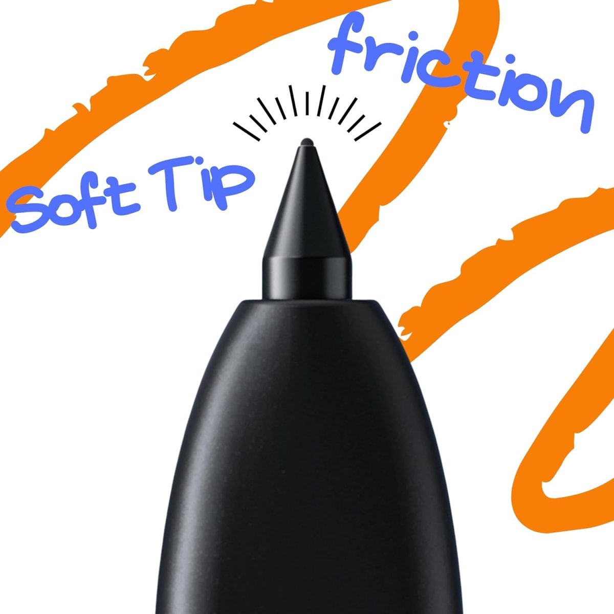 FITVERT Stylus Pen Nibs | Replacement Tips | Compatible with Note 10/20, Tab S6/S7, Includes 5 Refills + 1 Tweezer (Black) 5pcs - Image 2