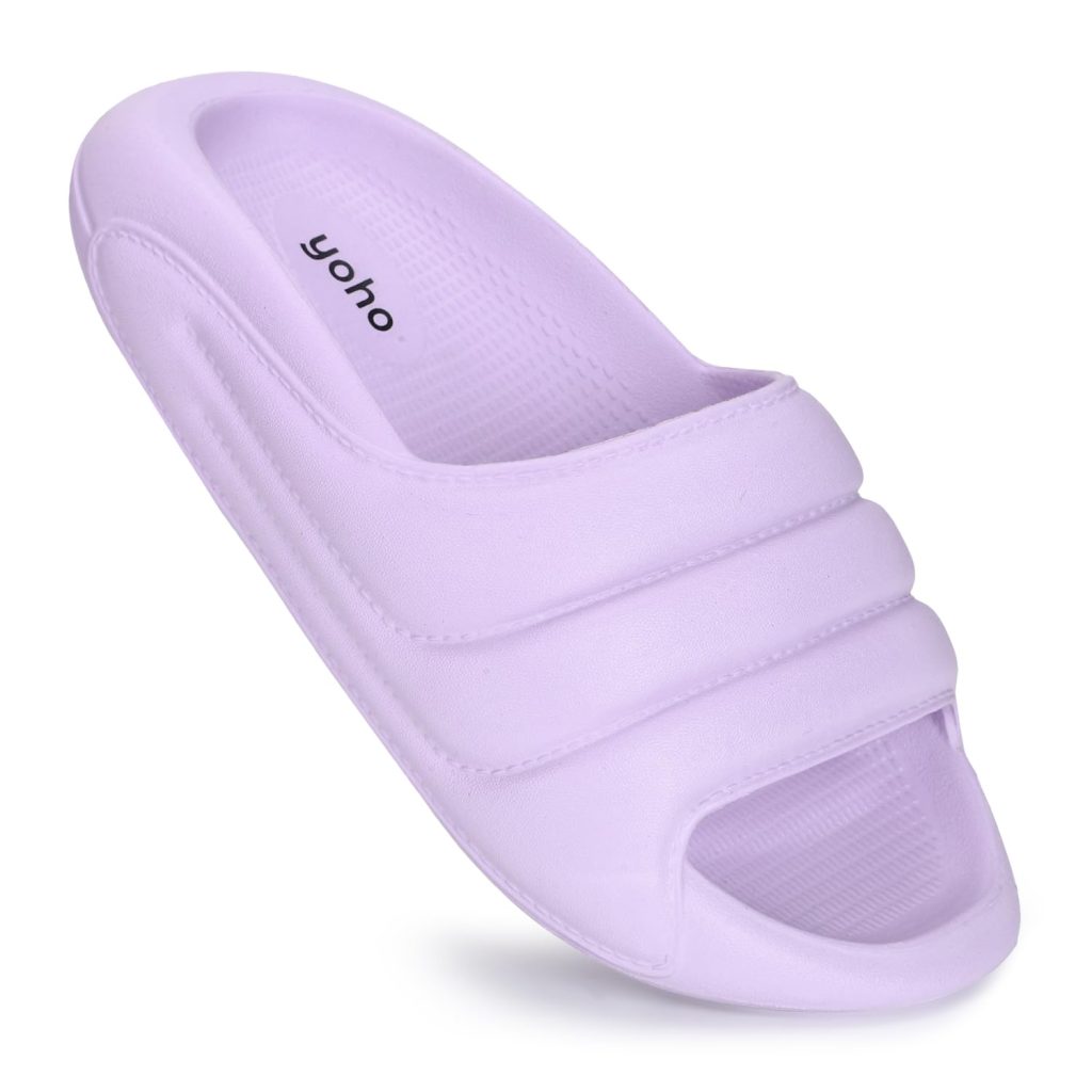 YOHO Dolphy EVA Sliders For Women | Anti-slip sole | Sweat free | Super flexible
