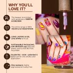 Colorbar Vegan Nail Lacquer - Mia Maroon - Image 5