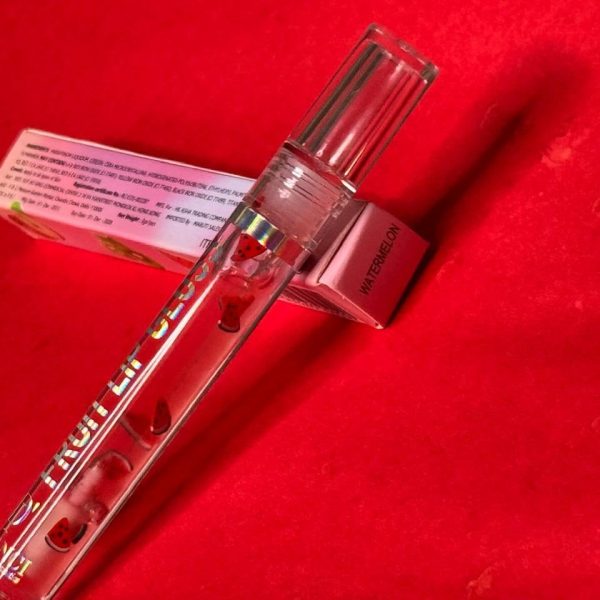 Dilanci Watermelon Flavoured Hydrating Lip Gloss | Moisturising Oil for Soft, Plump, and Glossy Lips / 3g