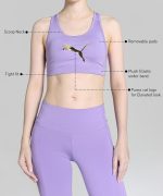 Puma Women's Polyester Wired Classic Sports Bra - Image 6