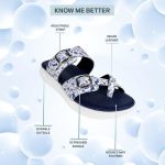 KazarMax Women Magnolia Lightweight Double Strap | Cushioned | Bounce Back | Comfortable Flat Sandals - Image 2