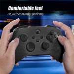 Silicone Case for Xbox Series S/X, ELECDON Protective Case for Xbox Series S/X with Thumb Grips, Controller Shell for Xbox Series S/X - Black - Image 6