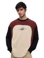 The Souled Store Naruto Shippuden: Men and Boys Round Neck Colour Block Cotton Oversized Full Sleeve T-Shirts