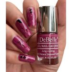 DeBelle Gel Nail Polish Magnetic Maya (Majenta Pink Nail Paint), 6ml | Non UV - Gel Finish | Seaweed Enriched Formula | Long Lasting Nail Paint | Cruelty & Toxic | Creme. - Image 5