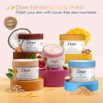 Dove Body Polish Exfoliating Scrub, Moisturizing Shea Butter and Pomegranate Seeds | Nourishes & Conditions Soft Skin | Sulphate Free, 298gm. - Image 8