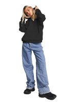 LEOTUDE Women's Oversized Loopknit Drop Shoulder Hooded Neck Sweatshirt || Women Winter wear - Image 4