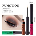 My Colors Colorful Liquid Eyeliner Set, 12 colors Matte Neon Eyeliner Pencil Pigmented Waterproof Smudgeproof Long Lasting Gel Eye Liner Eye Makeup Gift Kit for Women Multicolor - Image 5