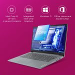 Lenovo IdeaPad Slim 3 14" (35.5cm) FHD Laptop | Intel Core i5-12450H 12th Gen | 16GB RAM | 512GB SSD | Windows 11 | MS Office 2024 | Grey | 1.37Kg | Model 83EQ0074IN​ - Image 2